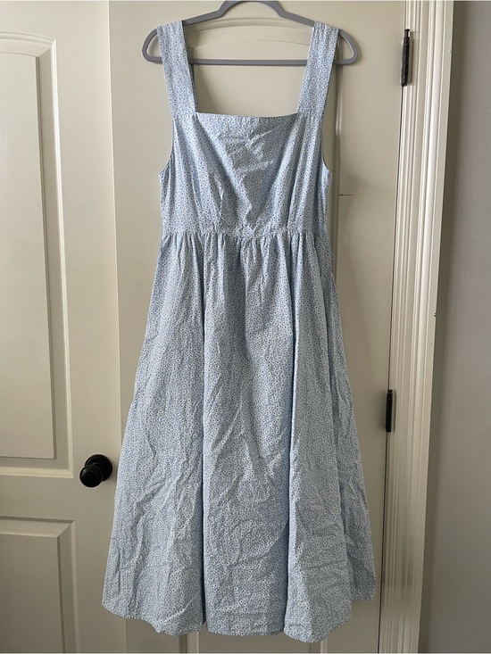 Cambridge Dry Goods Dresses & Skirts - VINTAGE Light Blue Floral Women’s SZ 8 Cotton Midi Summer Dress